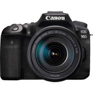 Canon EOS 90D + 18-135mm (front)