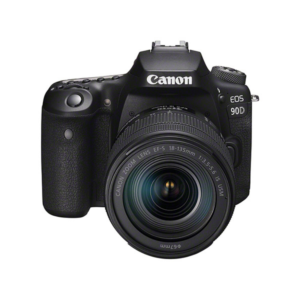 Canon EOS 90D + EF-S 18-135mm F3.5-5.6 IS USM (front)