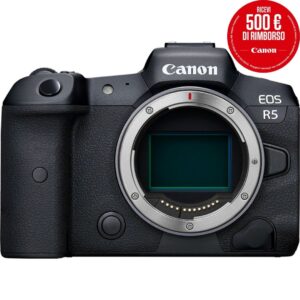 EOS R5 promozione Canon Roma Winter CashBlack