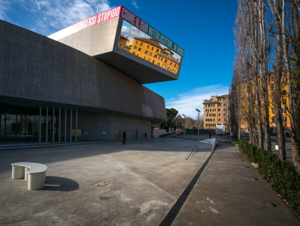 The modern architecture of Rome. Museum of Contemporary Art MAXX