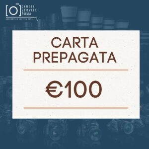 Carta prepagata 100€ - Camera Service Roma