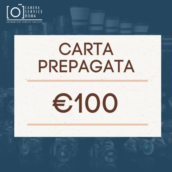 Carta prepagata 100€ – Camera Service Roma