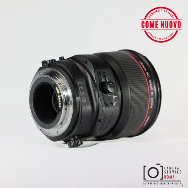 Canon EF TS-E 24mm 3.5 L II usato trequarti post sx