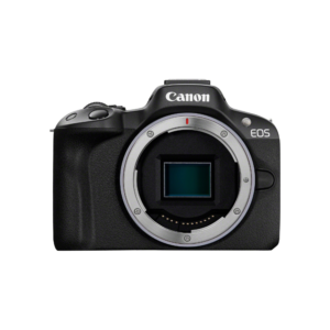 Canon EOS R50 front black