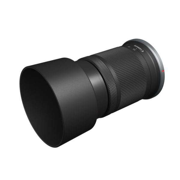 Canon RF-S 55-210mm F5-7.1 IS STM with Hood