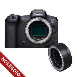 Noleggio Canon EOS R5 + adattatore EF-EOS R