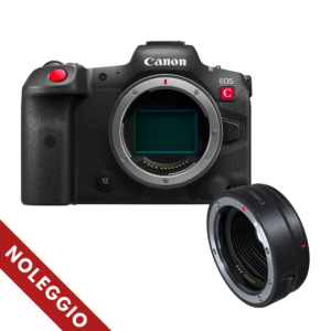Noleggio Canon EOS R5C + adattatore EF-EOS R